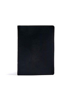 CSB Verse-by-Verse Reference Black Premium Genuine Leather