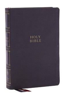 KJV Holy Bible Compact Bible with 43,000 Center-Column Cross References, Gray Leathersoft (Red Letter, Comfort Print) 9781400333141