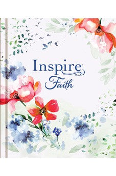 NLT Inspire FAITH Bible Large Print, Filament Enabled (Hardcover, Wildflower Meadow): The Bible for Coloring & Creative Journaling