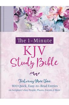 KJV The 1-Minute Study Bible (Lavender Petals) 9781636092874