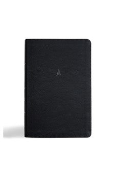 CSB Men's Daily Bible, Black LeatherTouch, Indexed, Black Letter, Reading Plan, Articles, Callouts, Study Tools, Easy-to-Read Bible Serif Type 9781430094098