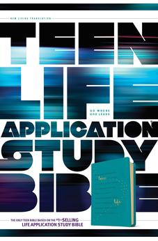 NLT Tyndale Teen Life Application Study Bible (LeatherLike, Teal), NLT Study Bible with Notes and Features, Full Text New Living Translation 9781496434319