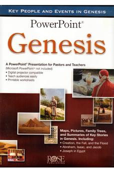 Genesis PowerPoint: Concise Summary, illustrations, diagrams, and maps (Genesis Time Line) 9781596360129