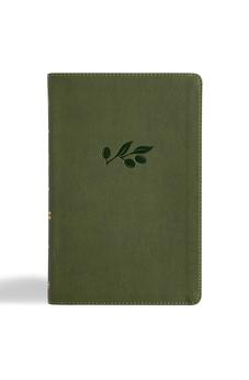 CSB Thinline Bible, Olive LeatherTouch 9781087767710
