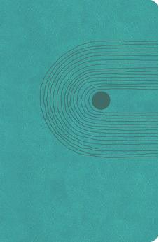 CSB Compact Bible, Value Edition, Teal LeatherTouch, Red Letter, Presentation Page, Sewn Binding, Full-Color Maps, Easy-to-Read Bible Serif Type