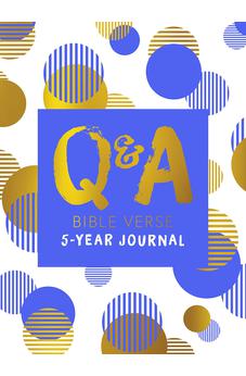 Q & A Bible Verse 5-Year Journal Blue Edition 9780281083237