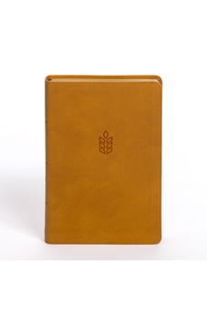 CSB Personal Size Giant Print Bible, Camel SuedeSoft LeatherTouch, Red Letter, Presentation Page, Footnotes, Full-Color Maps, Easy-to-Read Bible Serif Type