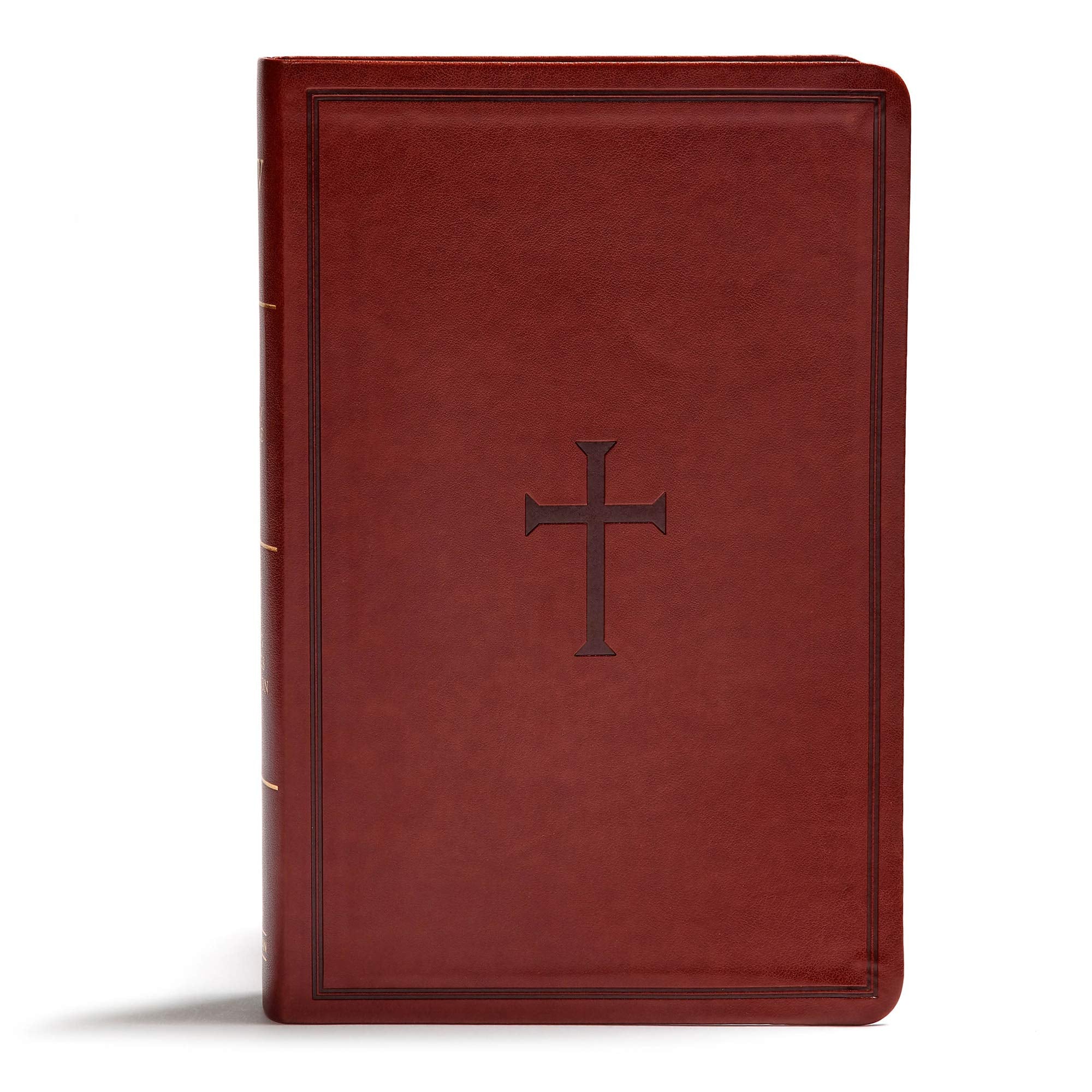 KJV Giant Print Reference Bible Brown Leathertouch 9781535954013