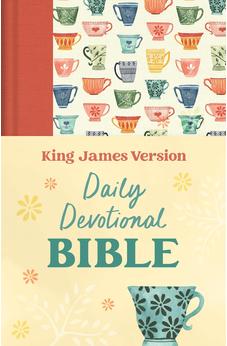 KJV The Daily Devotional Bible [Tangerine Tea Time] 9781636099484
