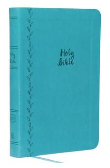 KJV Value Thinline Bible Large Print Leathersoft Blue Red Letter Edition Comfort Print
