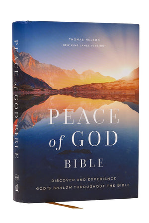 NKJV Peace of God Bible: Discover and Experience God's Shalom Throughout the Bible (Hardcover, Red Letter, Comfort Print)