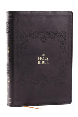 KJV Holy Bible: Personal Size Giant Print, Black Leathersoft, Red Letter