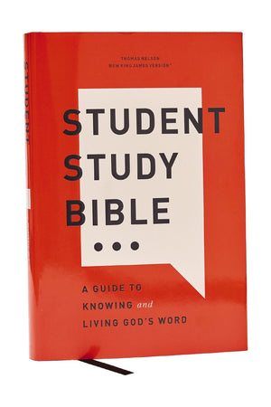 NKJV Student Study Bible, Hardcover, Red Letter, Comfort Print