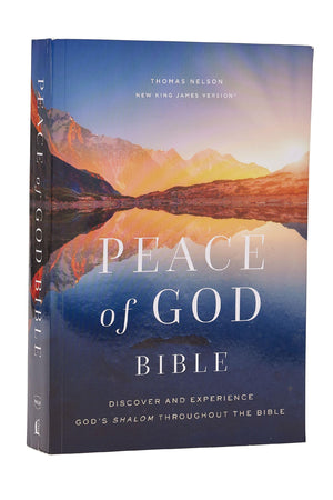 NKJV Peace of God Bible: Discover and Experience God's Shalom Throughout the Bible (Softcover, Red Letter, Comfort Print)