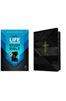 NLT Boys Life Application Study Bible, TuTone (LeatherLike, Neon/Black, Indexed) 9781496461445
