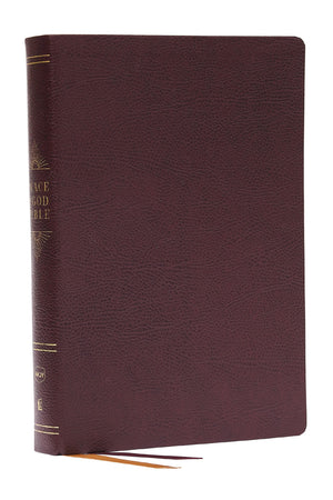 NKJV Peace of God Bible: Discover and Experience God's Shalom Throughout the Bible (Burgundy Bonded Leather, Red Letter, Comfort Print)