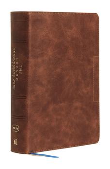 NKJV Lucado Encouraging Word Bible Leathersoft Brown Comfort Print 9780785208105