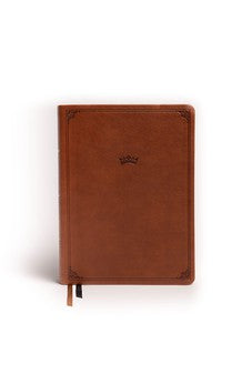 NASB Tony Evans Study Bible, Brown LeatherTouch, Black Letter, Study Notes and Commentary, Articles, Videos, Charts, Easy-to-Read Bible Karmnina Type