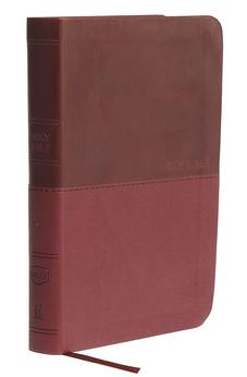 NKJV Value Thinline Bible Compact Leathersoft Burgundy Red Letter Edition Comfort Print