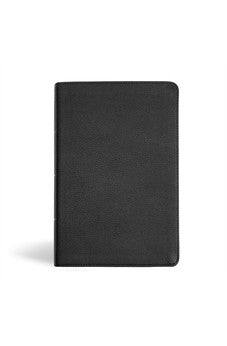 KJV Personal Size Giant Print Bible, Black Genuine Leather, Red Letter, Presentation Page, Full-Color Maps, Easy-to-Read Bible MCM Type