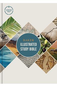CSB Baker Illustrated Study Bible, Hardcover, Red Letter, Full Color Interior, Study Note Commentary, Articles, Images, Illustrations, 9798384538363