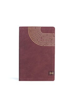 CSB (in)courage Devotional Bible, Bordeaux LeatherTouch, Indexed, Black Letter, Full-Color Design, Devotionals, Journaling Space, Reading Plans, Easy-to-Read Bible Serif Type