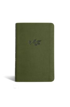 NASB Personal Size Bible, Olive LeatherTouch, Red Letter, Presentation Page, Footnotes, Full-Color Maps, Easy-to-Read Bible Karmina Type