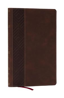 KJV Personal Size New Testament, Brown Leathersoft, Red Letter, Comfort Print 9781400350063
