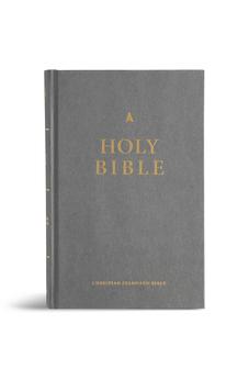 CSB Church Bible, Charcoal Hardcover, Black Letter, Presentation Page, Full-Color Maps, Easy-to-Read Bible Serif Type