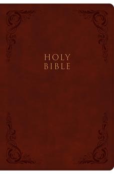 KJV Super Giant Print Reference Bible, Burgundy LeatherTouch