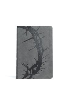 CSB Giant Print Reference Bible, Charcoal LeatherTouch, Red Letter, Presentation Page, Cross-References, Full-Color Maps, Easy-to-Read Bible Serif Type