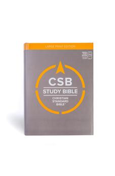 CSB Study Bible, Large Print, Digital Study Edition, Hardcover, Red Letter, Study Notes, Easy-to-Read Bible Serif Type 9798384526223