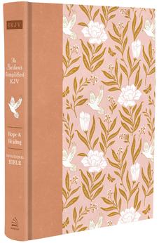 SKJV The Hope & Healing Devotional Bible [Doves & Floral Ginger]: Barbour Simplified KJV 9781636098906