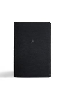 CSB Men's Daily Bible, Black LeatherTouch, Black Letter, Easy-to-Read Bible Serif Type