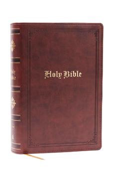 KJV Holy Bible: Personal Size Giant Print, Brown Leathersoft, Red Letter