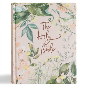 CSB Notetaking Bible, Revive Our Hearts Edition, Floral Cloth Over Board, Black Letter, Wide Margins, Easy-to-Read Bible Serif Type