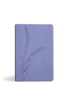 KJV Personal Size Giant Print Bible, Lavender LeatherTouch, Indexed, Red Letter, Presentation Page, Full-Color Maps, Easy-to-Read Bible MCM Type