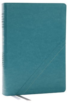 NKJV Word Study Reference Bible, Leathersoft, Turquoise, Red Letter, Comfort Print 9780785292852
