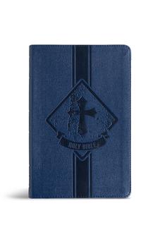 KJV Kids Bible, Thinline Edition, Navy LeatherTouch, Red Letter 9781087774817