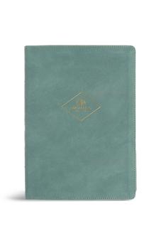 CSB Women's Study Bible, Earthen Teal Suede Soft LeatherTouch, Black Letter, Study Notes, Articles, Profiles, Book Intros & Conclusions, Word Studies, Cross-Refs, Charts, Timelines, Color Photos/Maps 9781087706894