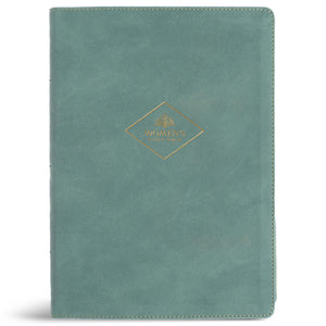 CSB Women's Study Bible, Earthen Teal SuedeSoft LeatherTouch, Indexed, Black Letter, Study Notes, Articles, Profiles, Book Intros & Conclusions, Word ... Charts, Timelines, Color Photos/Maps