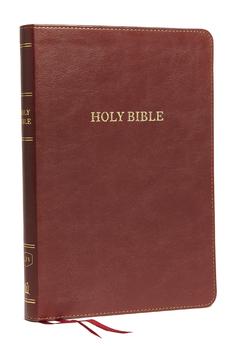 KJV Thinline Bible Large Print Leathersoft Burgundy Indexed Red Letter Edition Comfort Print 9780785217671