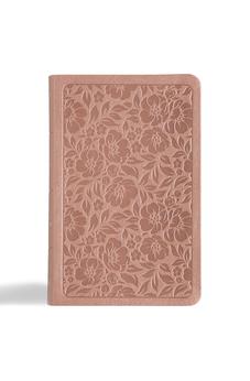 KJV Personal Size Bible, Rose Gold LeatherTouch