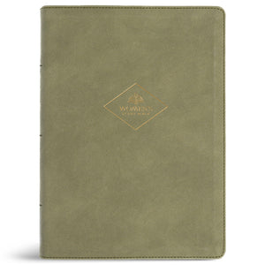 CSB Women's Study Bible, Sage SuedeSoft LeatherTouch, Black Letter, Study Notes, Articles, Profiles, Book Introductions & Conclusions, Word Studies, Cross-Refs, Charts, Timelines, Color Photos/Maps