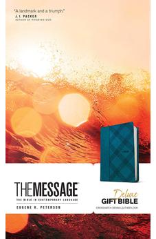 The Message Deluxe Gift Bible (Leather-Look, Crosshatch Denim): The Bible in Contemporary Language
