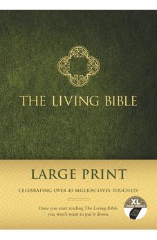 Living Bible Large Print Edition Indexed