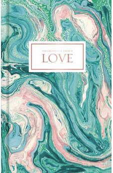 Love-Pink and Teal Marble, Journal