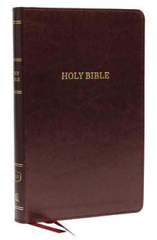 KJV Thinline Reference Bible Leathersoft Burgundy Red Letter Edition Comfort Print