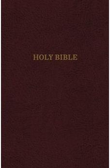 KJV Reference Bible Super Giant Print Leather-Look Burgundy Indexed Red Letter Edition Comfort Print 9780785215653