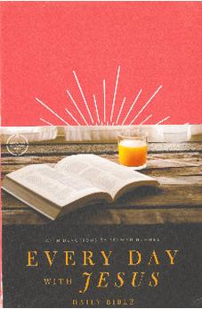 CSB Every Day with Jesus Daily Bible, Coral LeatherTouch 9781430097013